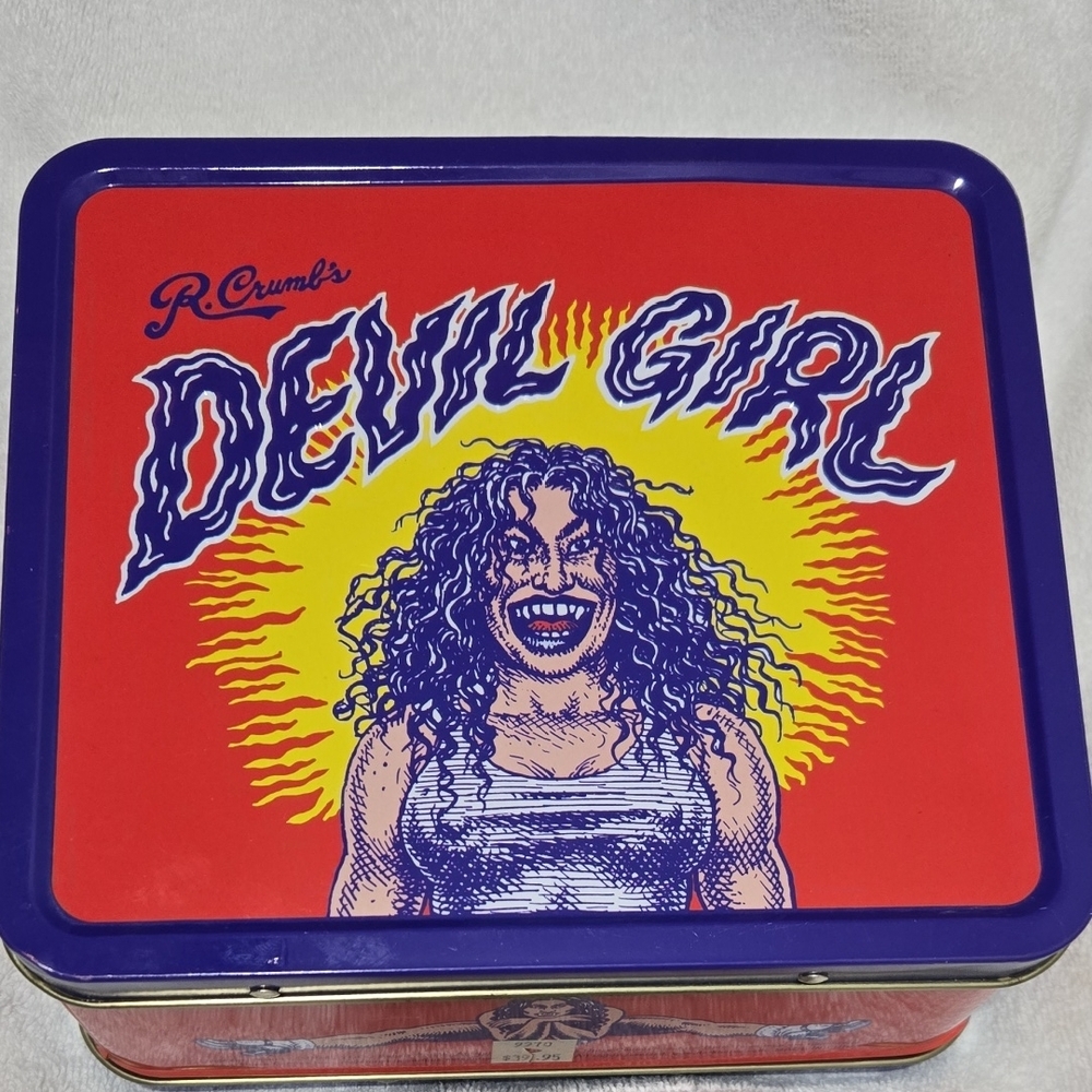 Devil Girl Metal Tin Box